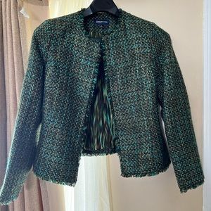 Jones New York signature green blazer size 8